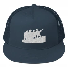 Trucker Cap white silhouette