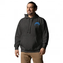 Unisex Hoodie blue circle
