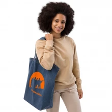 Denim tote bag