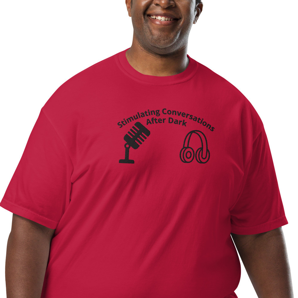 Men’s garment-dyed heavyweight 'stimulating' t-shirt