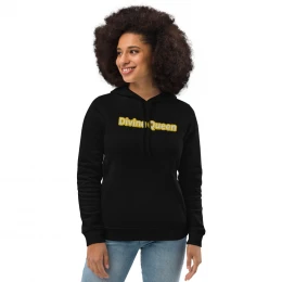 Women's eco fitted 'Divine Queen' hoodie