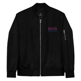 Premium recycled bomber DISCIPLINE THERAPY jacket