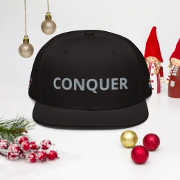 Snapback 'CONQUER' Hat
