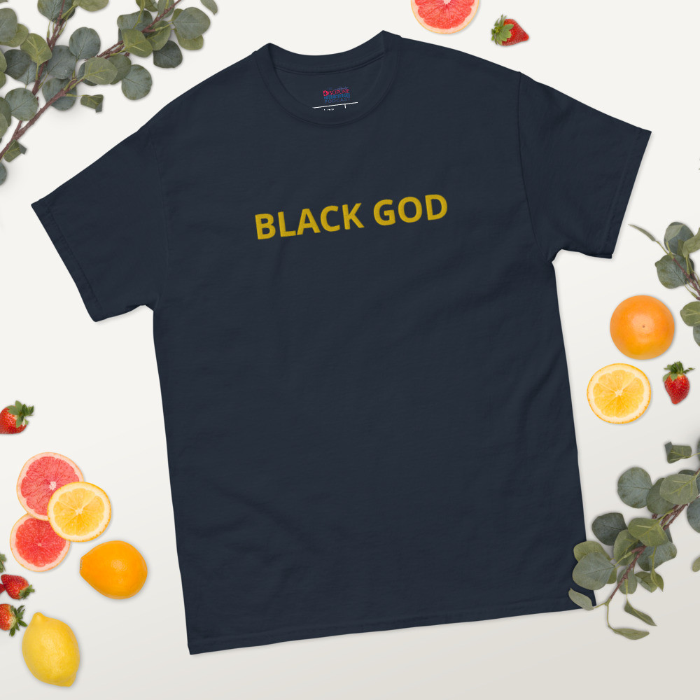 Men's 'BLACK GOD' classic tee