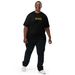 Men’s garment-dyed heavyweight 'KING' t-shirt