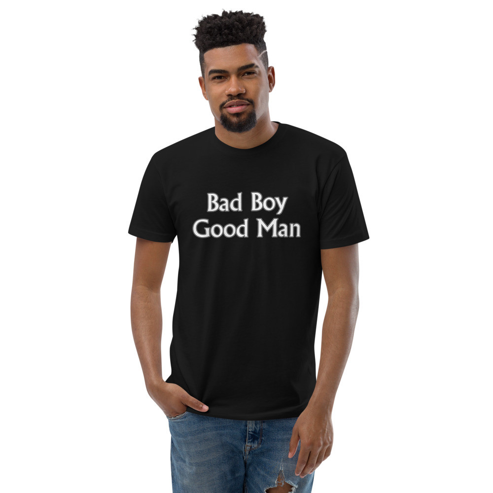Short Sleeve 'Bad Boy, Good Man' T-shirt