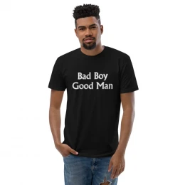 Short Sleeve 'Bad Boy, Good Man' T-shirt