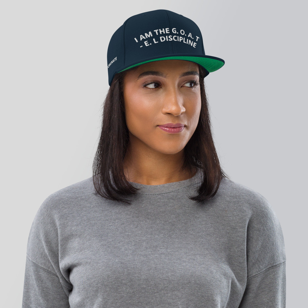 Snapback 'I AM THE G.O.A.T (Greatest of all time) Hat