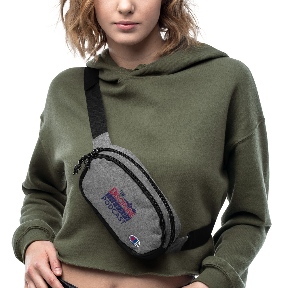 Champion 'discipline therapy logo' fanny pack