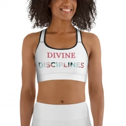 'DIVINE DISCIPLINES' Sports bra