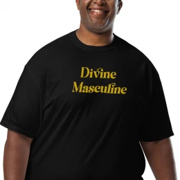 "Divine Masculine" men’s garment-dyed heavyweight t-shirt