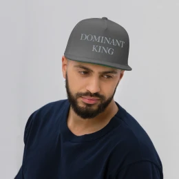 Flat Bill 'DOMINANT KING' Cap