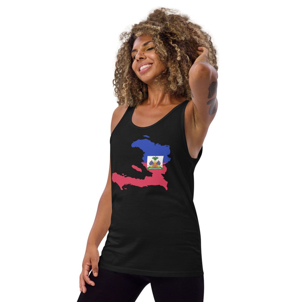 "Haitian Flag" Unisex Tank Top