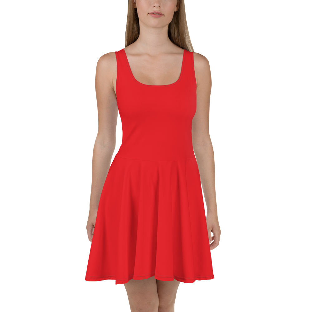 Red Skater Dress