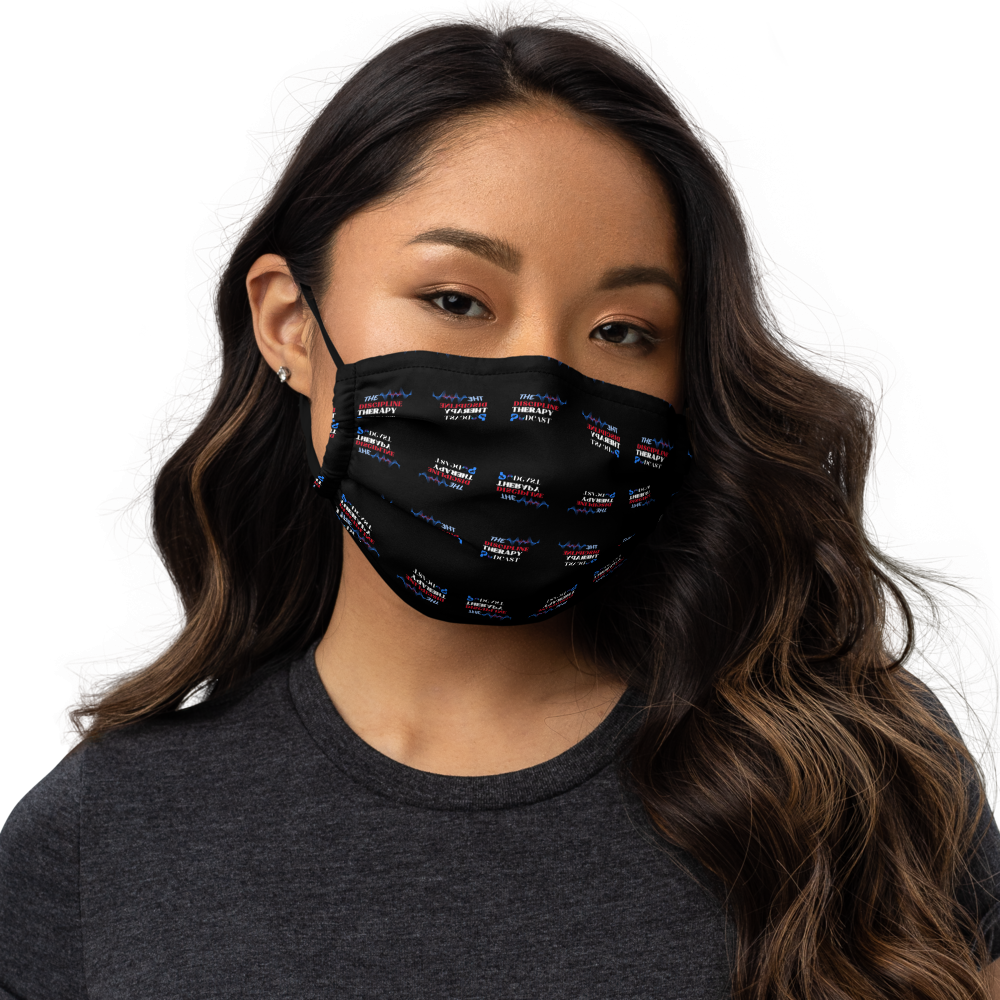 Premium "Discipline Therapy logo" face mask