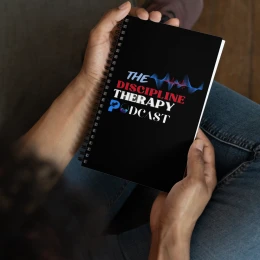Spiral 'DISCIPLINE THERAPY' notebook