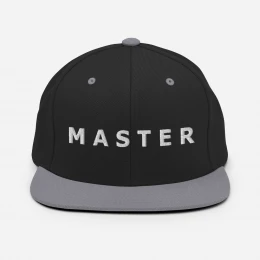 "MASTER" Snapback Hat