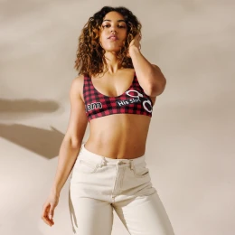 "His" recycled padded bikini top