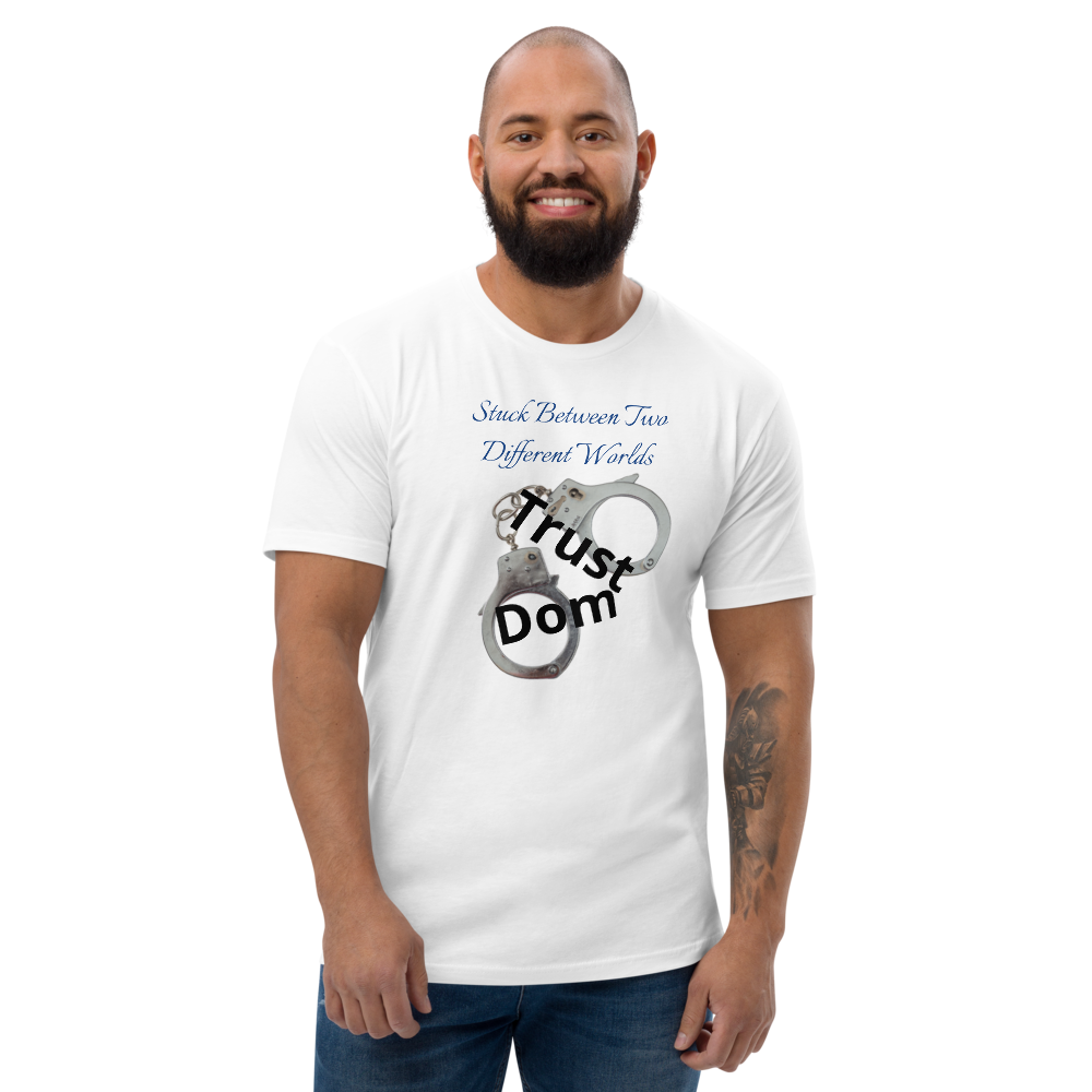 "Stuck Between Two Different Worlds" Short Sleeve T-shirt
