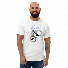 "Stuck Between Two Different Worlds" Short Sleeve T-shirt