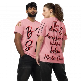 'bdsm' Recycled unisex sports jersey