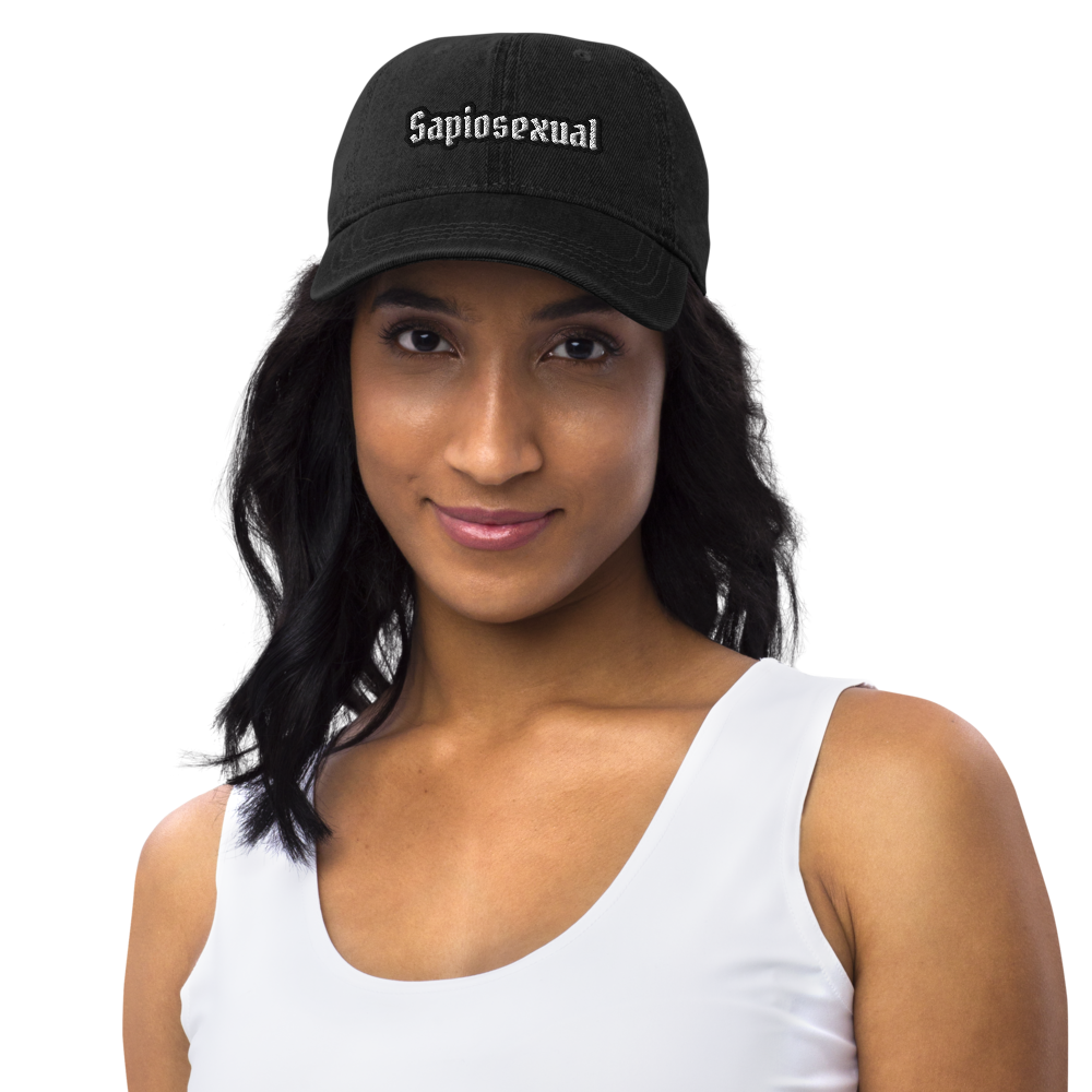 Denim "Sapiosexual" Hat