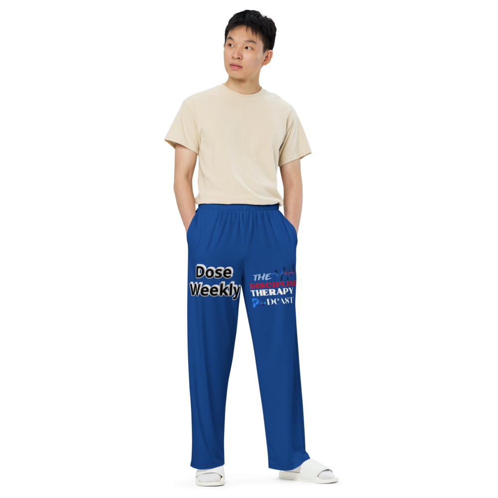 All-over print unisex wide-leg pants