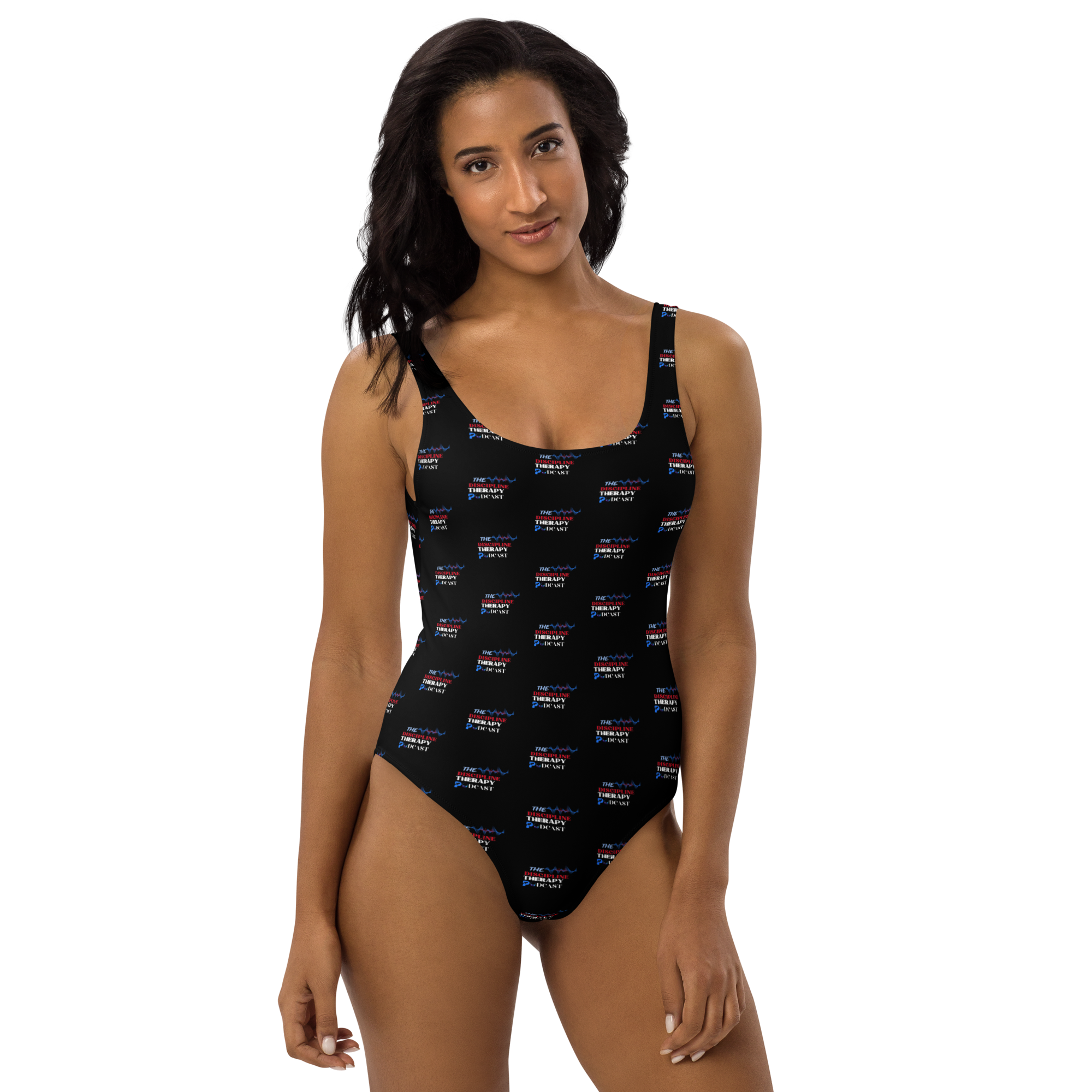 One-Piece "discipline therapy logo" Swimsuit