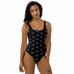 One-Piece "discipline therapy logo" Swimsuit