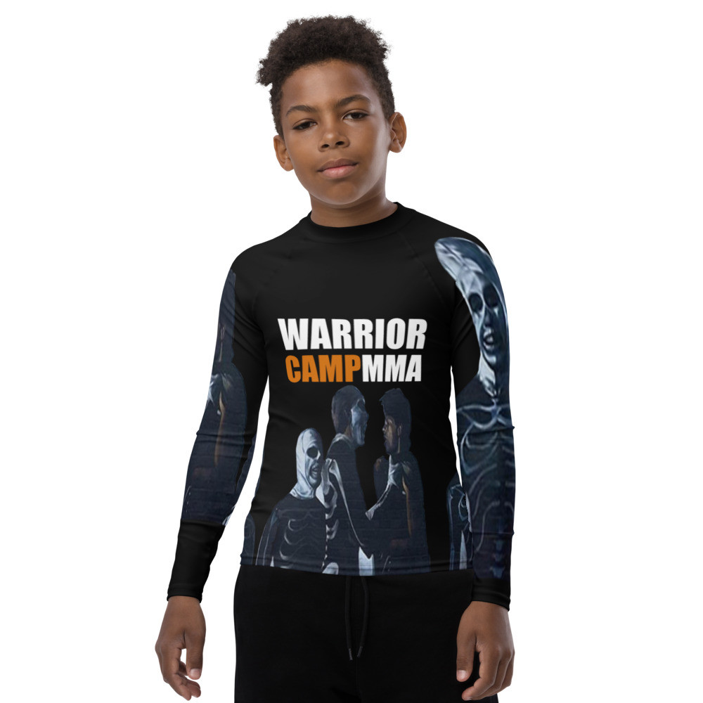 Youth Rash Guard WC Mural big warriors