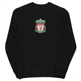 Liverpool FC Embroidery Sweatshirt, For Men/Women, Unisex Eco Sweatshirt