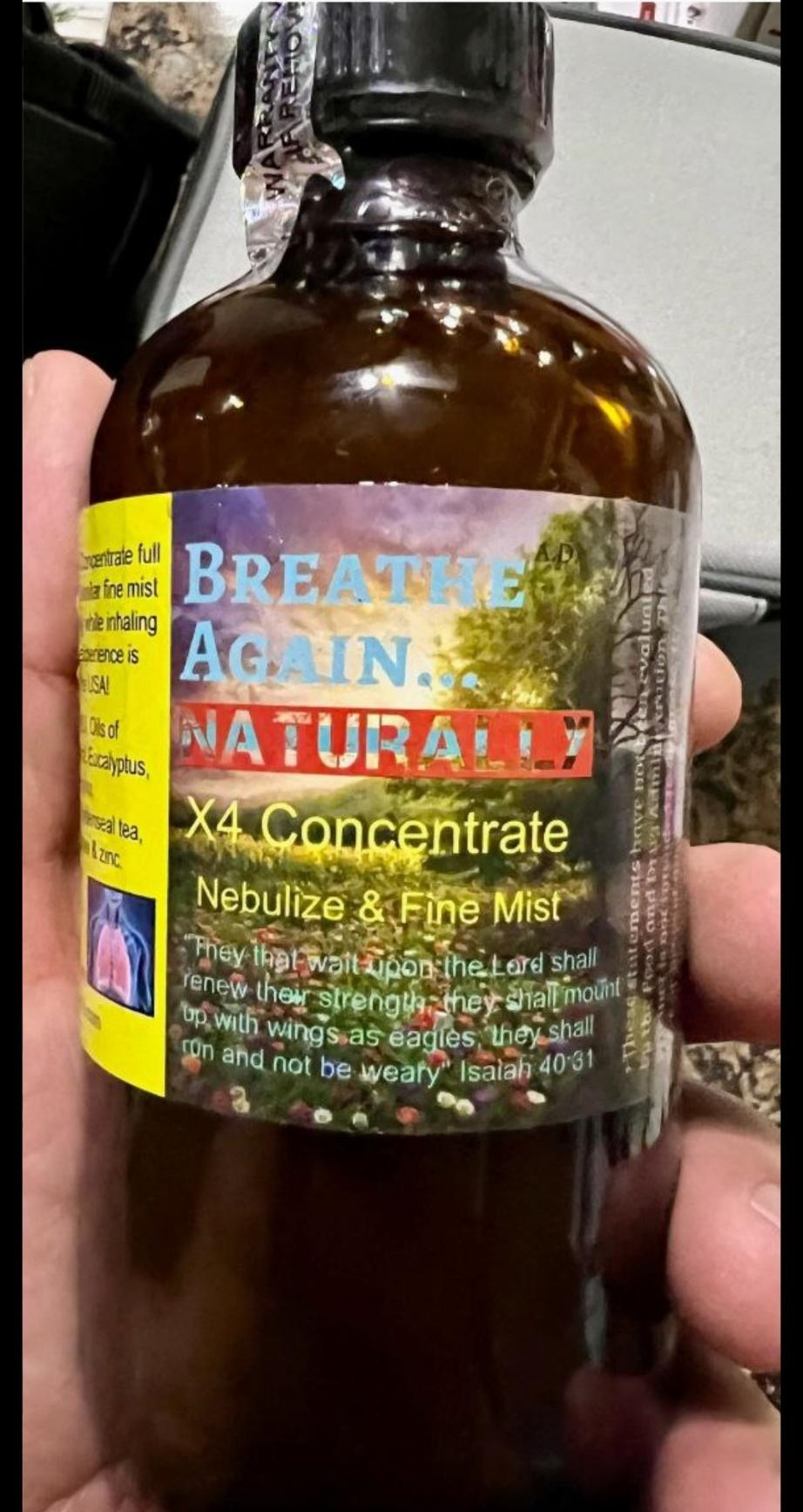 240ml 8 ounce "Bulk" BreatheAgainX4 Free Shipping!