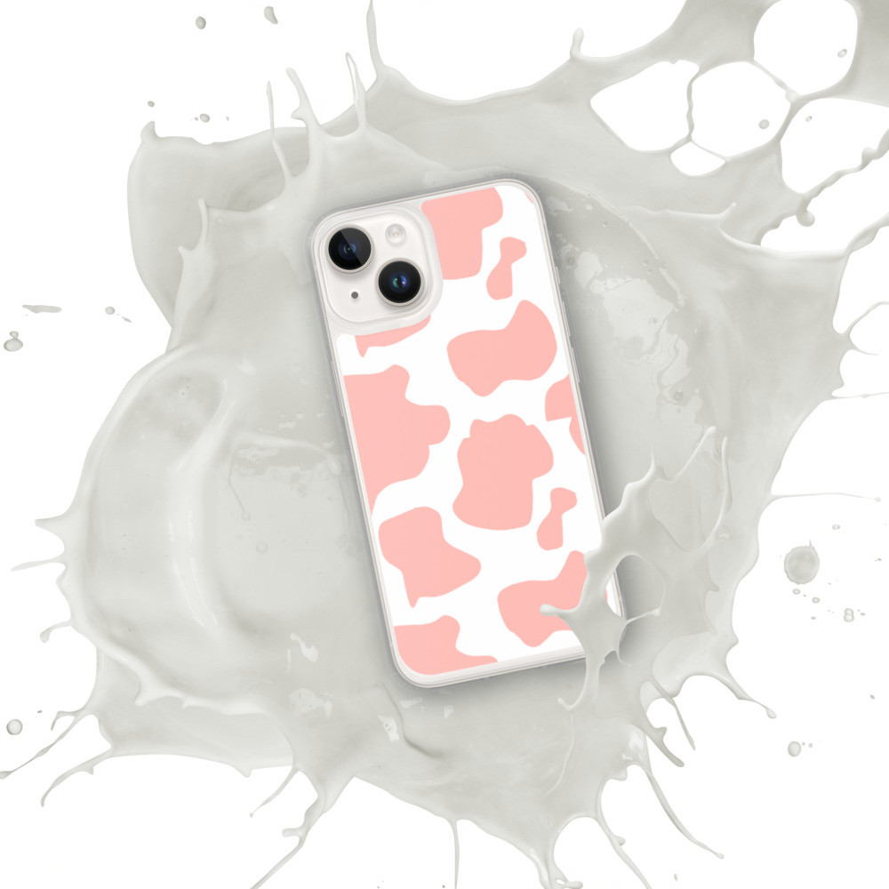 Pink Cow iPhone Case 