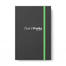 Faith & Works Color Contrast Notebook - Ruled
