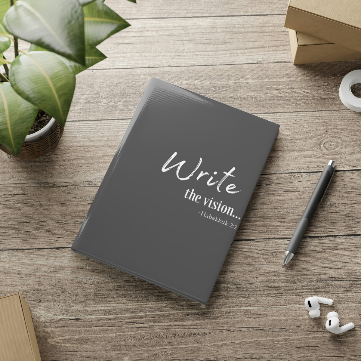 Write The Vision Hardcover Notebook with Puffy Covers