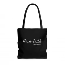 Have Faith AOP Tote Bag