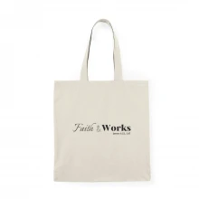 Faith & Works Natural Tote Bag