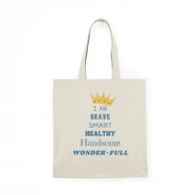 "I AM" Boys Natural Tote Bag