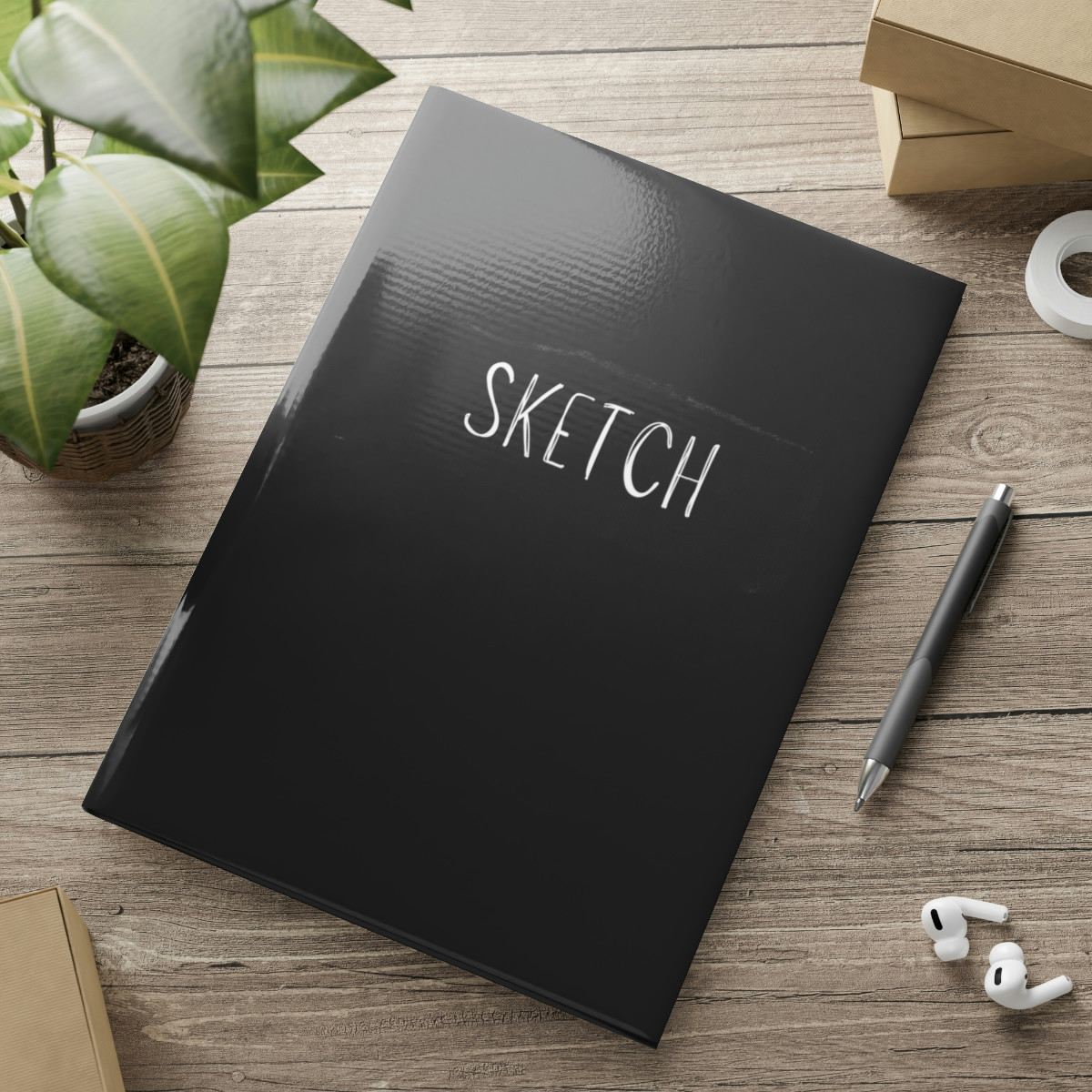 Sketch Hardcover Notebook with Puffy Covers