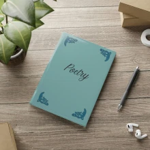 Poetry Hardcover Notebook with Puffy Covers