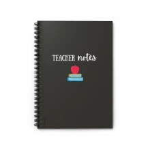 Teacher Notes Spiral Notebook - Ruled Line