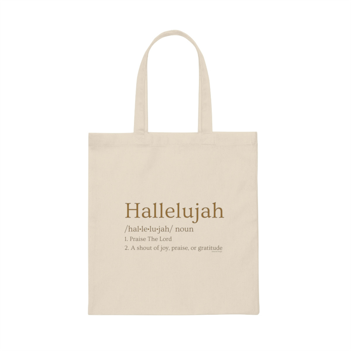 Hallelujah Canvas Tote Bag