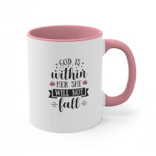 Psalm 46:5 Accent Coffee Mug, 11oz