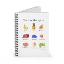 Fruits of the Spirit Spiral Notebook - Ruled Line