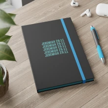 Jeremiah 29:11 Color Contrast Notebook - Ruled