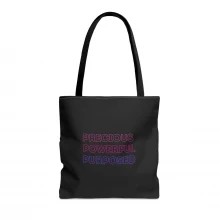 Purposed (Pink) Tote Bag (AOP)