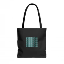 Jeremiah 29:11 Tote Bag (AOP)