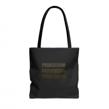 Purposed (Bronze) Tote Bag (AOP)