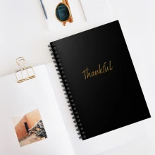 Thankful Spiral Notebook - Ruled Line
