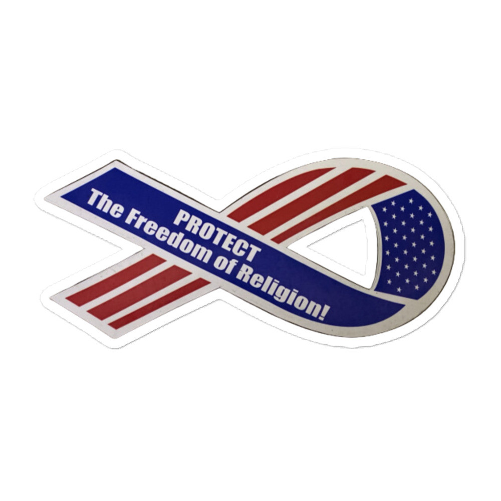 9g)Protect Freedom of Religion - Bubble-free stickers
